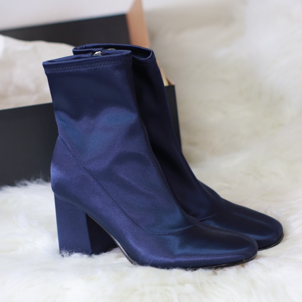 Blue boots (Marc Fisher) size 8